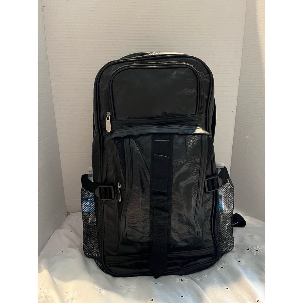 Genuine Leather large Backpack 18”X14” Book Bag Laptop Computer Soft supple